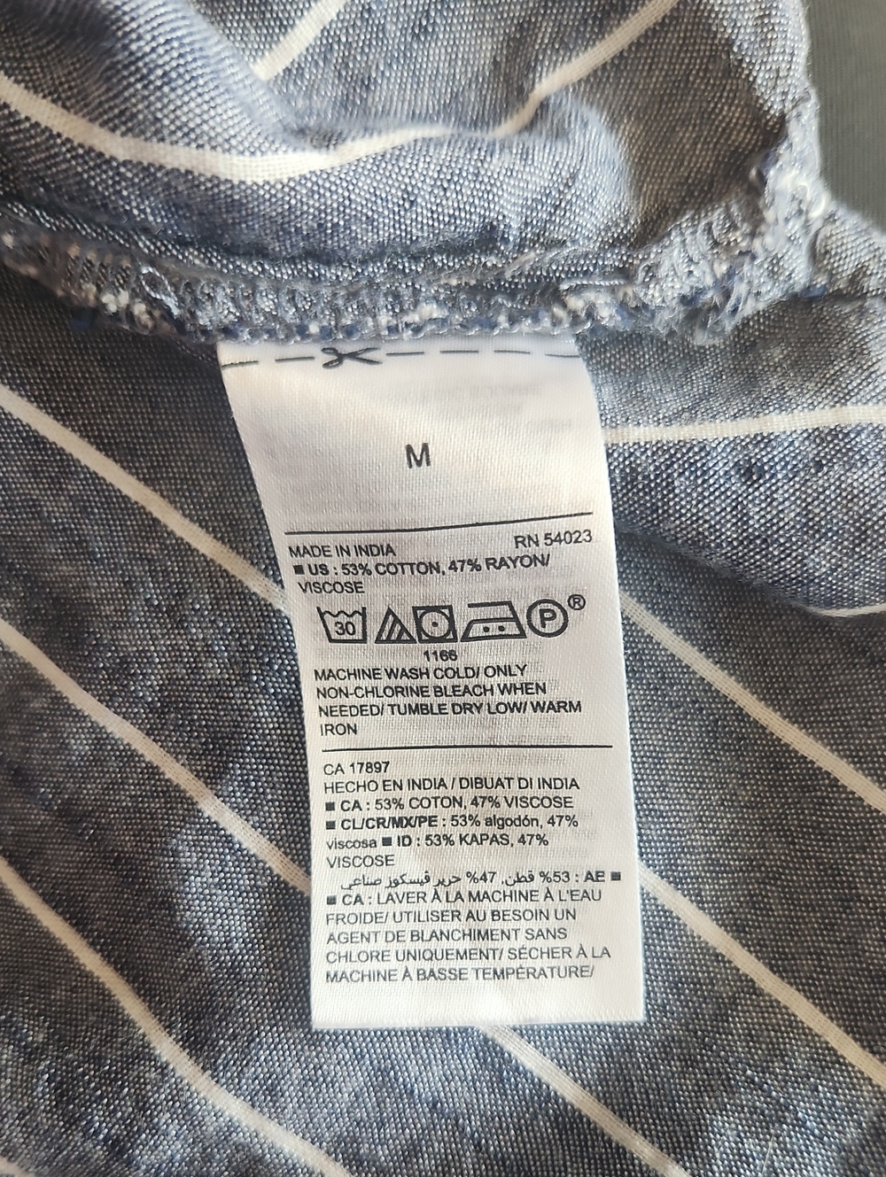 Old Navy Blue and White Striped Sleeveless Tops - Set of 2 sz M Med - Picture 6 of 11
